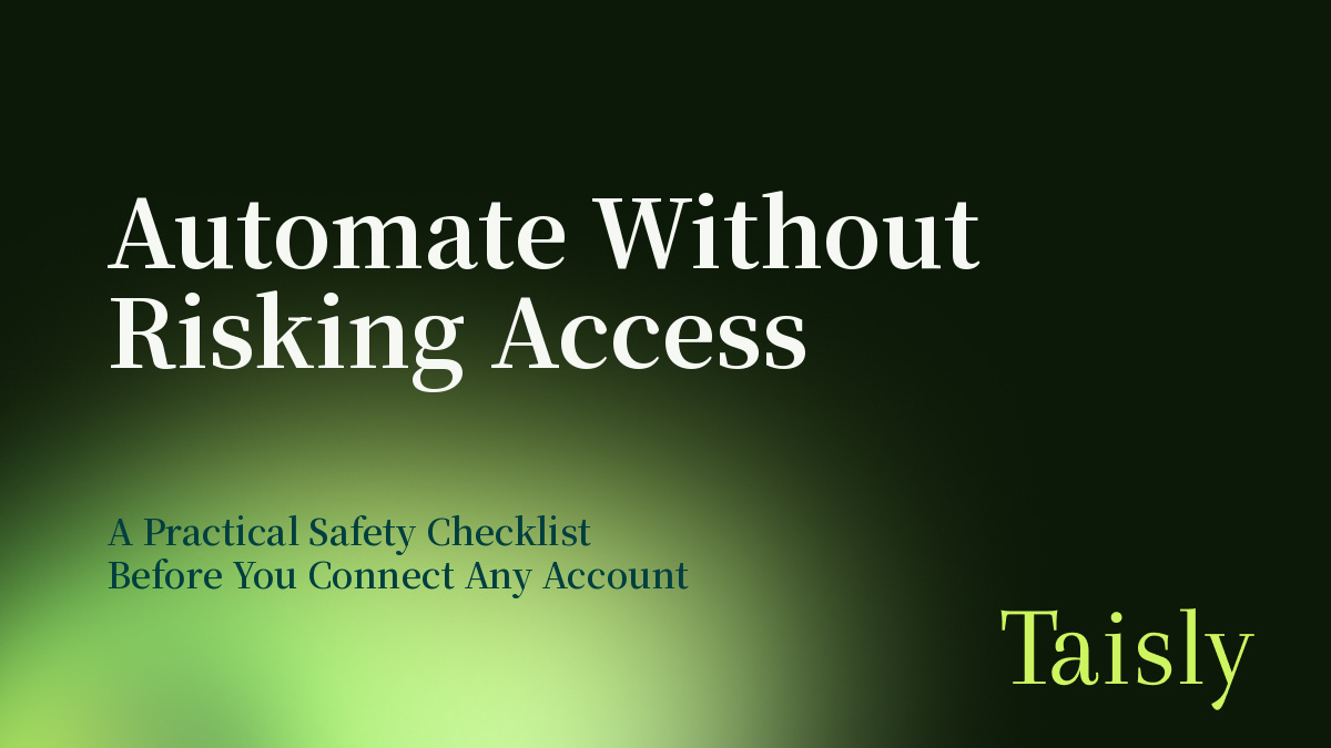 Is Social Media Automation Safe? A Practical Account Checklist